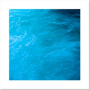 Blue Ocean Waves Posters and Art